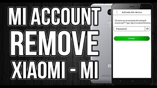 Remove the Mi account Xiaomi Mi 5S PLUS which we will explain using the flash
