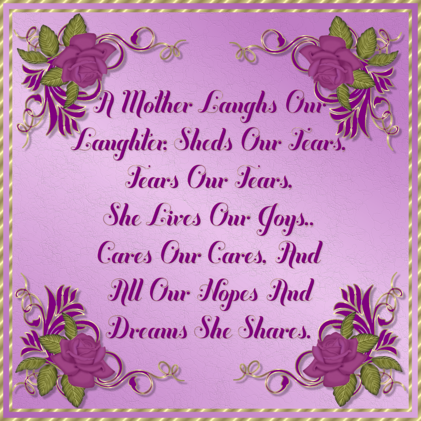 Happy Mothers Day Poem