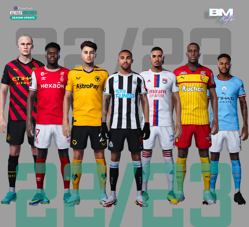 PES 2021 Season 2022-2023 KIT Pack by BM Kits