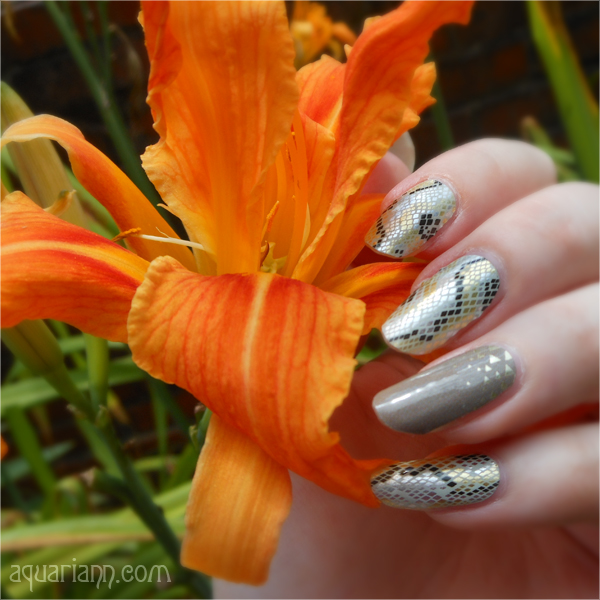 Snakeskin Nail Art