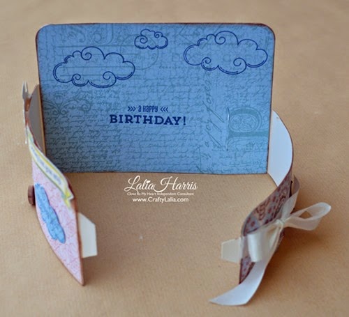 3d Card beny balloon ride inside