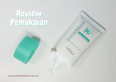 Review Pemakaian  YOU Sunbrella Daily Defense Sunscreen Serum