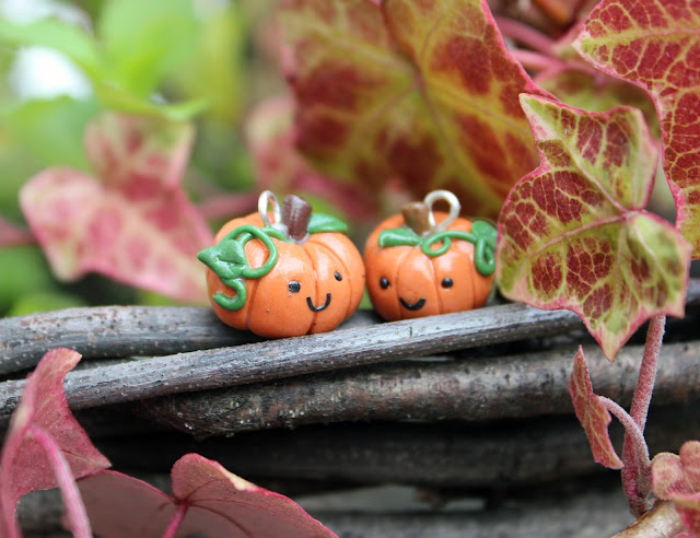 How to make polymer clay pumpkins