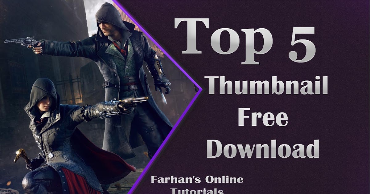 Top 5 Youtube Thumbnail Template PSD Free Download - Farhan's Online