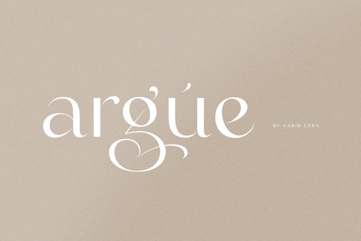 Argue Font - Free Elegant Sans Serif Font