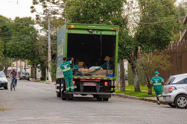 Coleta de lixo reciclável