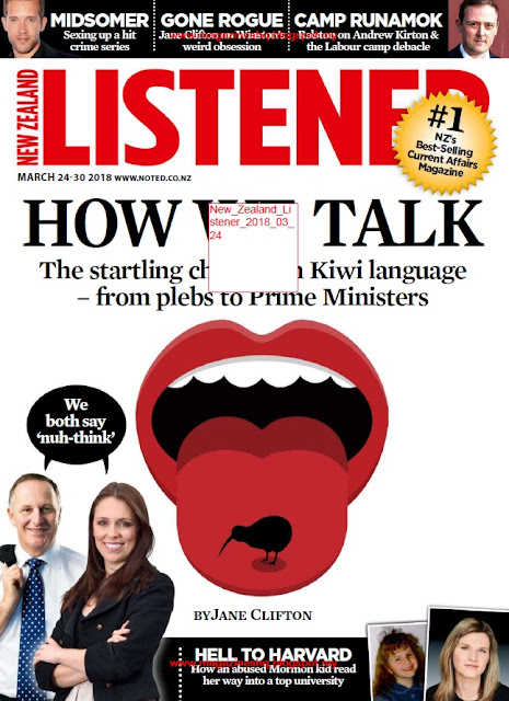 New Zealand Listener Magazine 24 March 2018