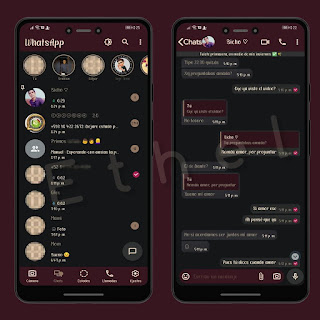 Elegant Dark Theme For YOWhatsApp & MN WhatsApp By Ethel