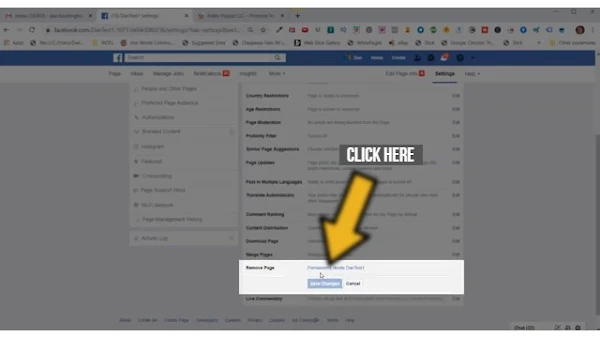 How to Delete a Facebook Business Page On Pc