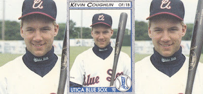 Kevin Coughlin 1990 Utica Blue Sox card