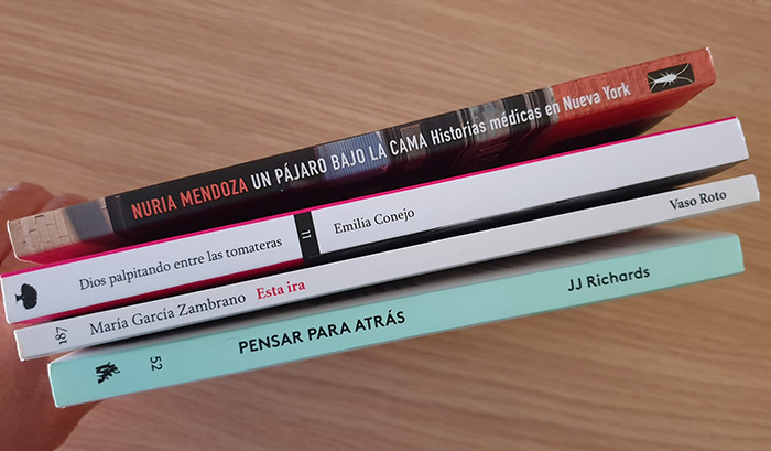 Los libros de Conejo, Mendoza, G.Zambrano y Richards que leeremos en el club