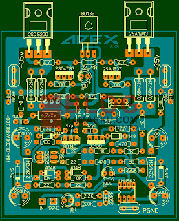 PCB Layout Power Amplifire APEX AX9