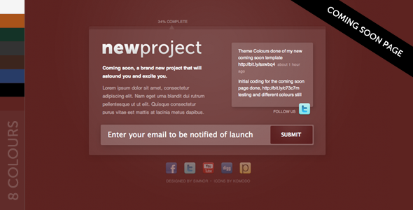 It's Coming - Under Construction Specialty Pages