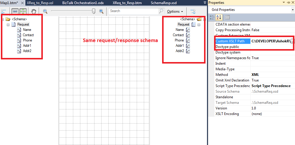 Use the following xslt file with your schema namespace.