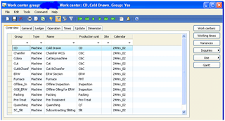 CREATE A WORK CENTER GROUPS IN AX 2009