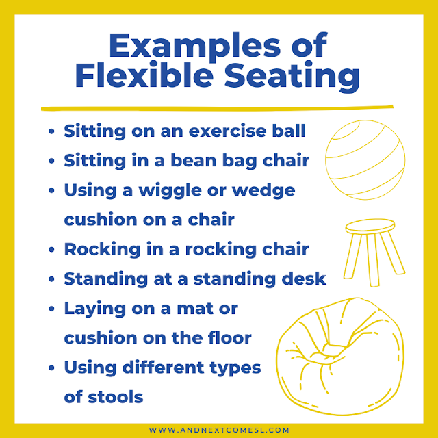 Examples of flexible seating