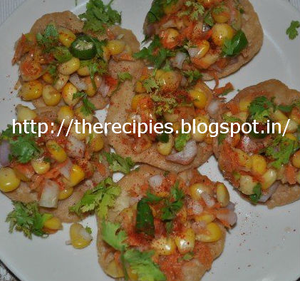 masala corn chaat