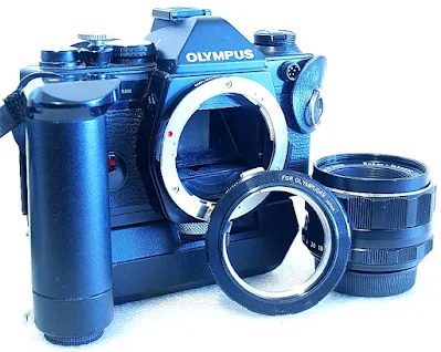 Olympus OM-2S, Reverse Ring Adapter, Super Takumar 55mm 1:1.8