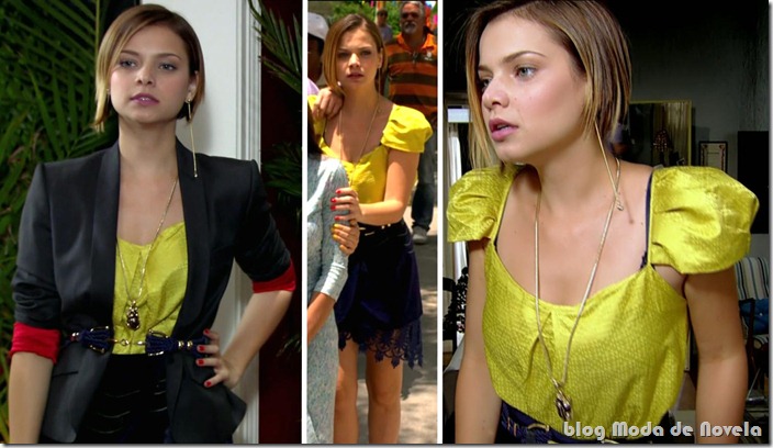 moda da novela fina estampa - vanessa capítulo 24out11