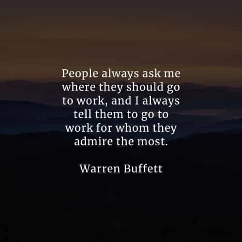 Famous quotes and sayings by Warren Buffett