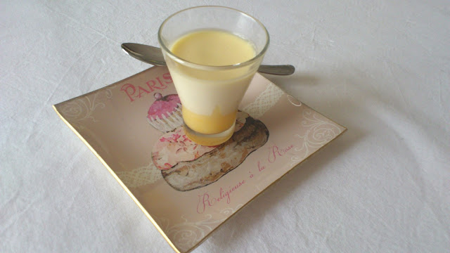 Panna cotta au lemon curd