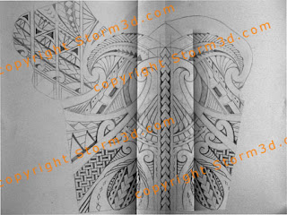 chest and shoulder tattoo designs tribal maori style samoan sketches