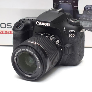 Jual Kamera Canon EOS 90D Lensa Kit STM Fullset