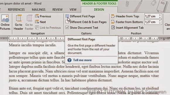 Tutorial Membuat Nomor Halaman Dengan Microsoft Offce Word 5
