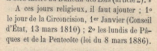 Concordat de 1801 et fêtes du culte catholique extrait 3