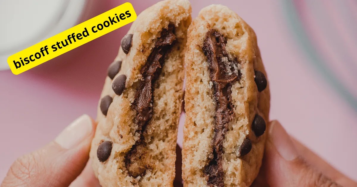 biscoff stuffed cookies recipe cupcake gemma