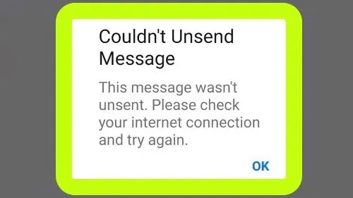 Why Can't I Unsend A Message on Messenger Problem Solved on Facebook Messenger Messenger