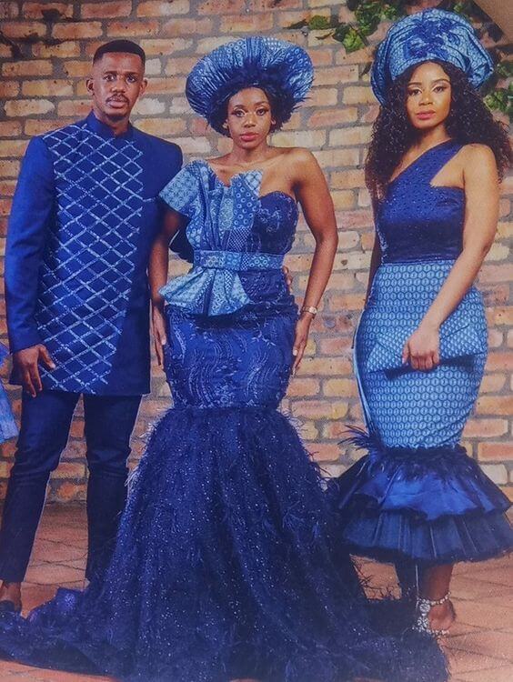 Shweshwe Dresses 2022: South African Traditional Dresses.