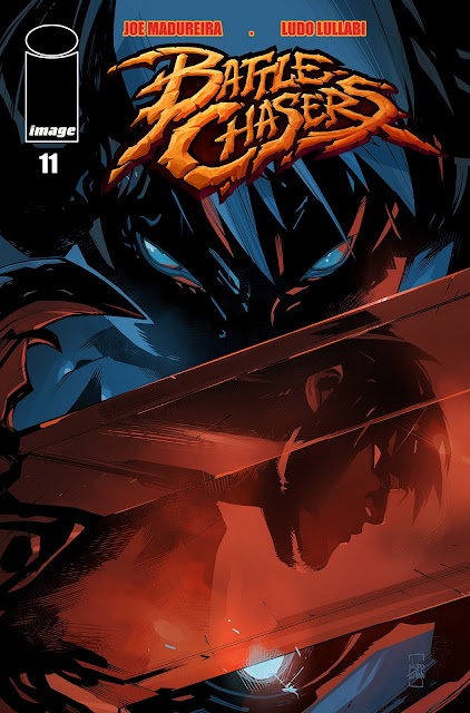 Joe Madureira's Battle Chasers Issue 11 Cover Featuring Garrison Drawn by Ludo Lullabi