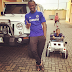 Paul Okoye buys his son a miniature Wrangler Jeep (photos)