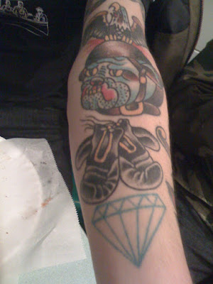 So I was at the Neiman Marcus of tattoo shops last week Olde City Tattoo and 