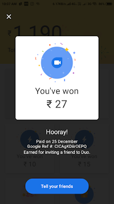 Earn money with google duo with proof
