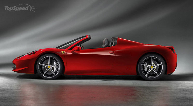 What's important is that we finally get to see the 458 Italia Spider in all