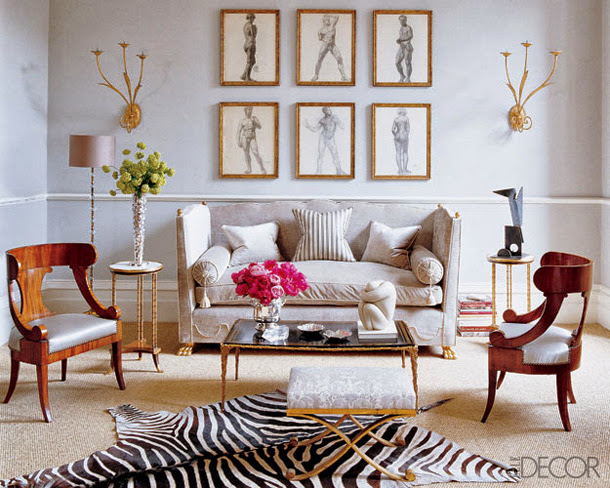 Eye For Design  Decorating  With Zebra Rugs A 