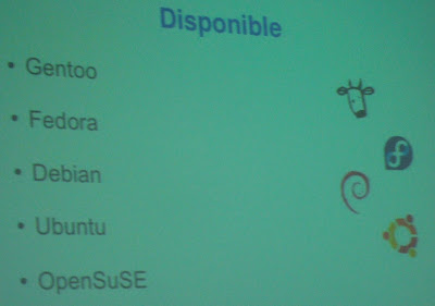 Imagen de Martín Abente sobre Sugar (plataforma educativa) en Latinoware 2010