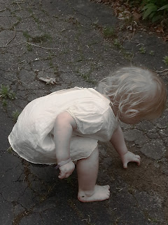 child in the driveway