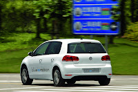 VW Golf Blue e-motion