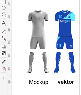 CARA MEMBUAT MOCKUP JERSEY DI COREL DRAW 23