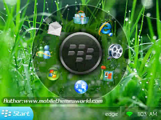 Tema Blackberry Kren, Tema Blacberry Windows 7