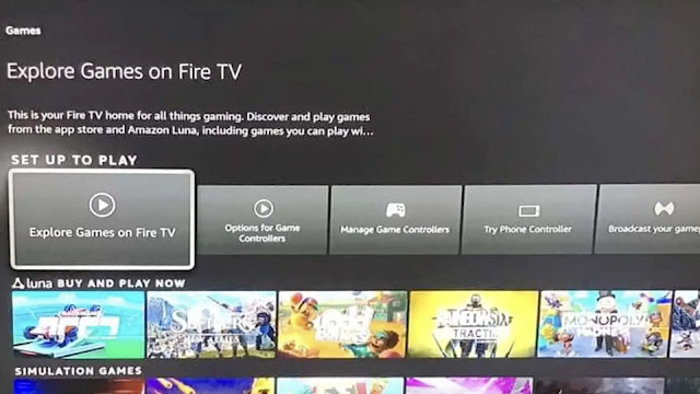Amazon Fire TV añade la categoría de "Juegos" en sus dispositivos