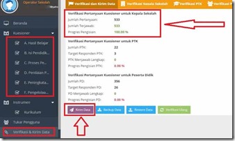 Teknik pengisian kuesioner di PMP untuk kepala sekolah Teknik Pengisian Kuesioner Untuk Kepala Sekolah di Aplikasi PMP