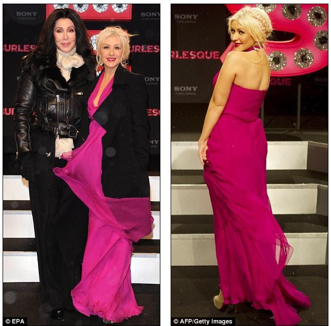 christina aguilera burlesque hair. Christina Aguilera is in the