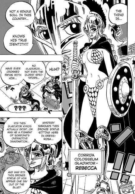 One Piece Trivia SBS: Mengapa Baju Tempur Rebecca Putri Dressrosa Sangat Minim?