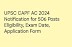 UPSC CAPF AC Vacancy 2024 Notification Out for 506 Posts | Eligibility, Exam Date, Application Forms