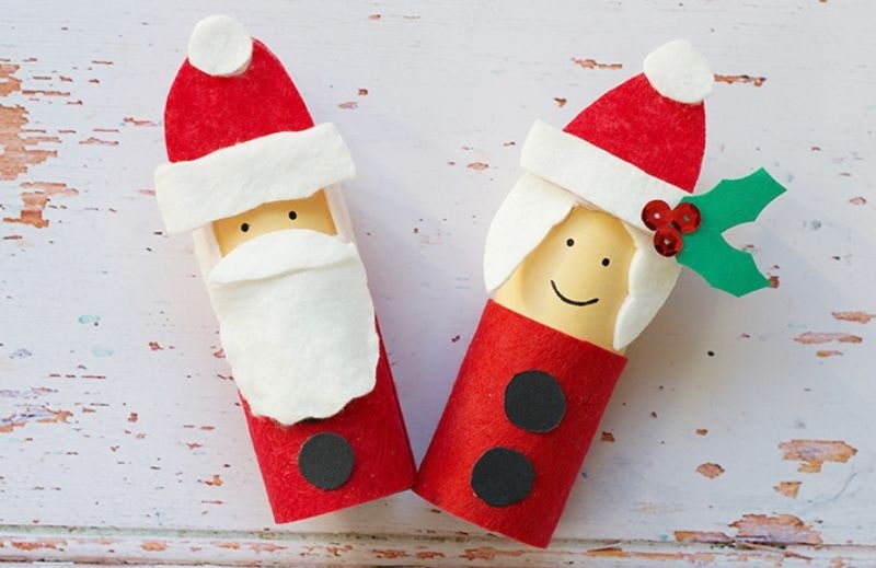 toilet paper roll mr and mrs claus.