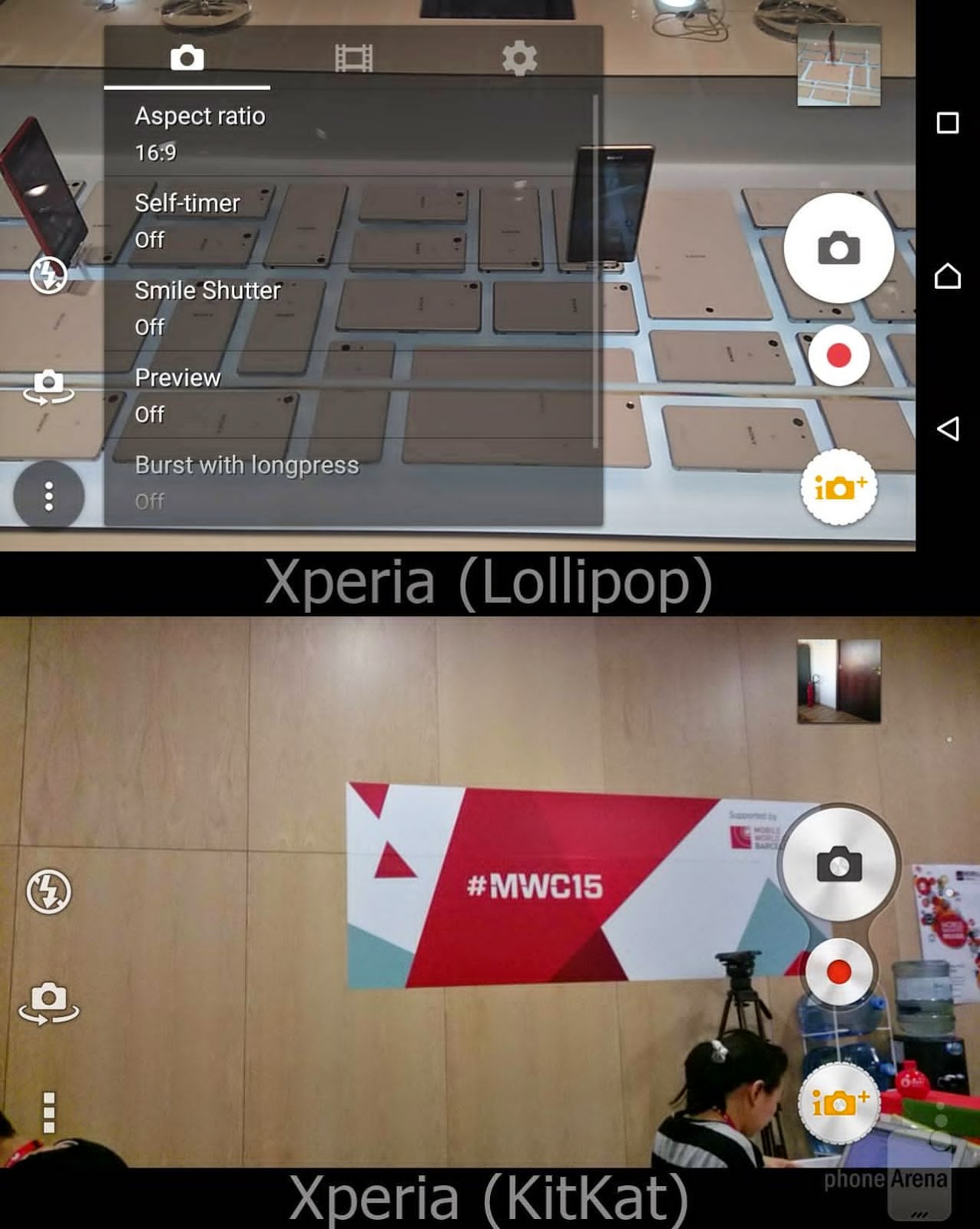 Sony Xperia Lollipop vs Kitkat